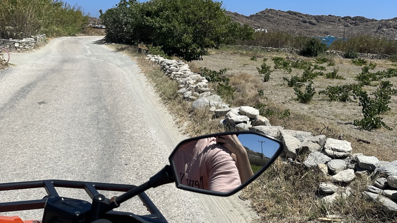 ATO riding in Paros